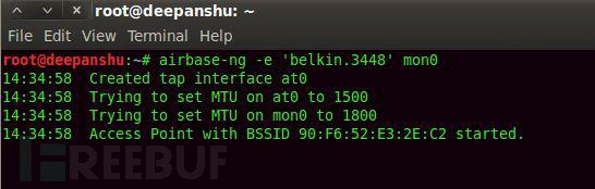 BT5 + wireshark玩wifi數(shù)據(jù)包捕獲和session注入(中間人攻擊)